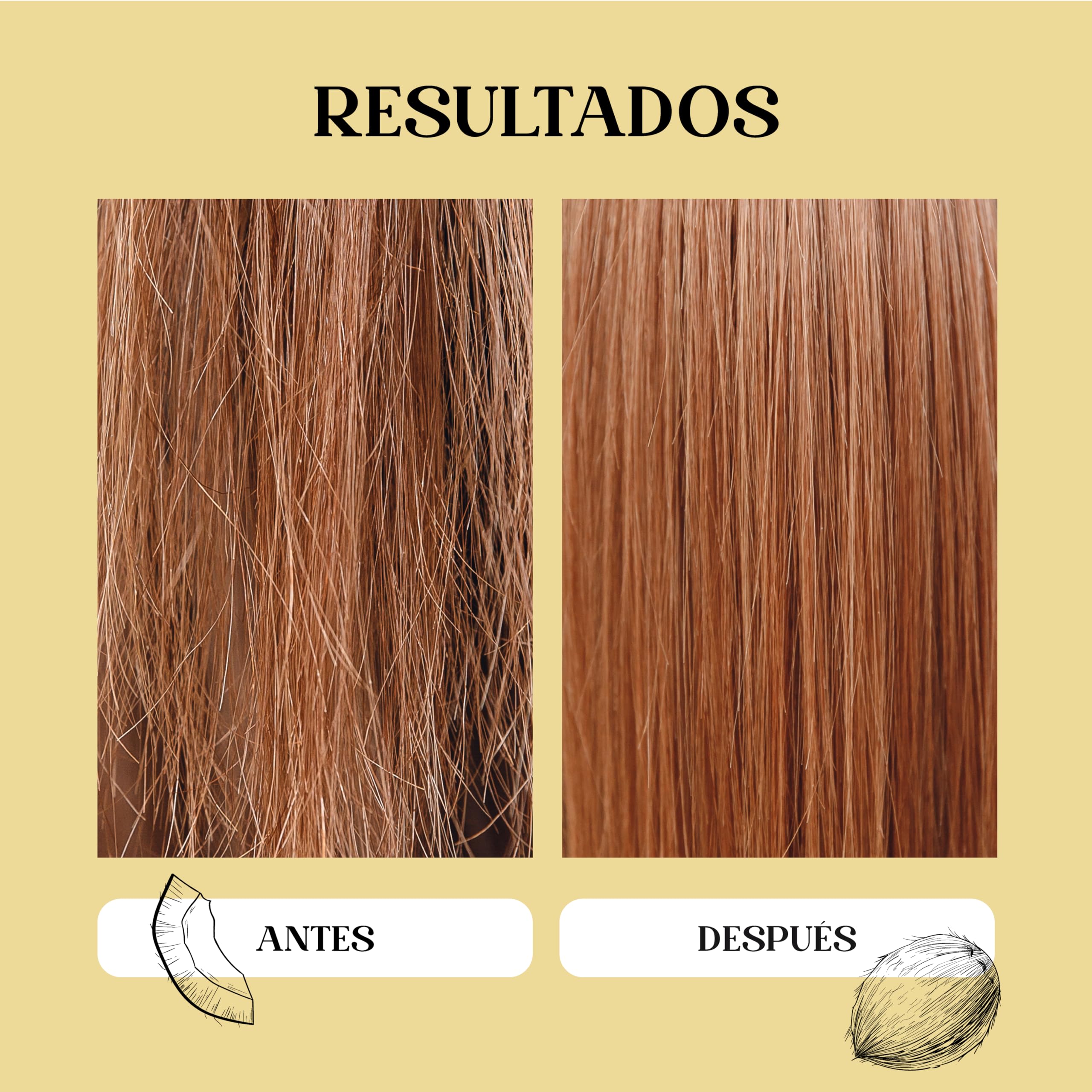Aceite de Coco Profesional: Estimulador Crecimiento Cabello, Protector Termico/Solar, Hidratante Pelo y Barba, Reparador de Cabello, 100% Natural, Vegano - 7000 ml
