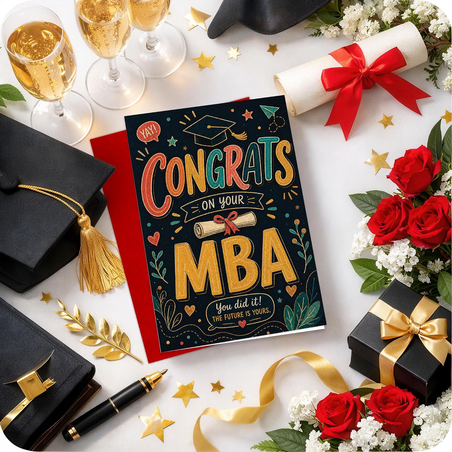 MBA Graduation Card, Congrats on Your MBA Business School Card image 2