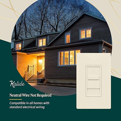 Miniatura 33 de TOPGREENER Kalide - Interruptor de control de velocidad del ventilador, interruptor de pared de ventilador de 3 velocidades, un solo polo, 120 VAC