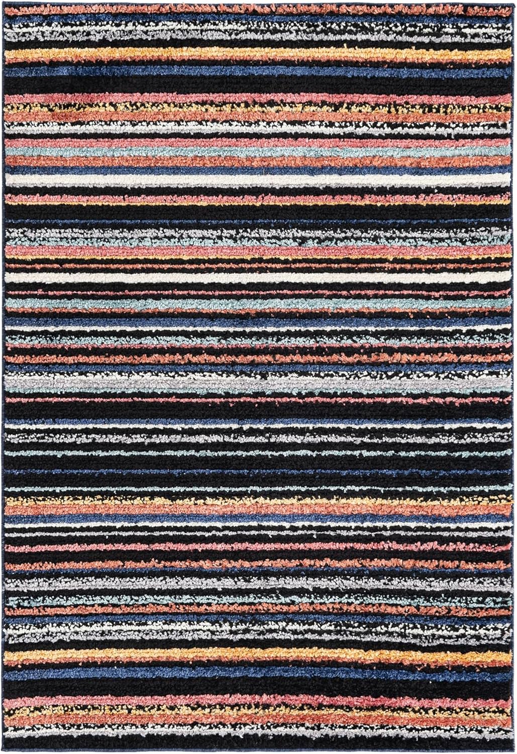 Rugs.com Tagine Collection Rug – 5 Ft Runner Multi Medium-Pile Rug Perfect for Living Rooms, Kitchens, Entryways
