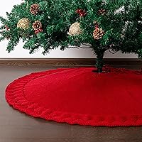 Vista 155 de Mr. Pen Christmas Tree Skirt - 48 inches, Faux Fur, White