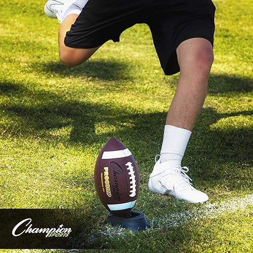 Miniatura 67 de Champion Sports Premium Football Kicking Tee for Kickoff Practice - Ball Holder Tees for Footballs - Kicking Block and Accessories for Adults, Kids