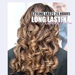 Farery Long Barrel Curling Iron 1 Inch, Ceramic Curling Iron for Thin Hair, Infused Argan Oil & Keratin, Long Lasting Styling, 11 Adjustable Temp, Include Clips & Silicone Pad