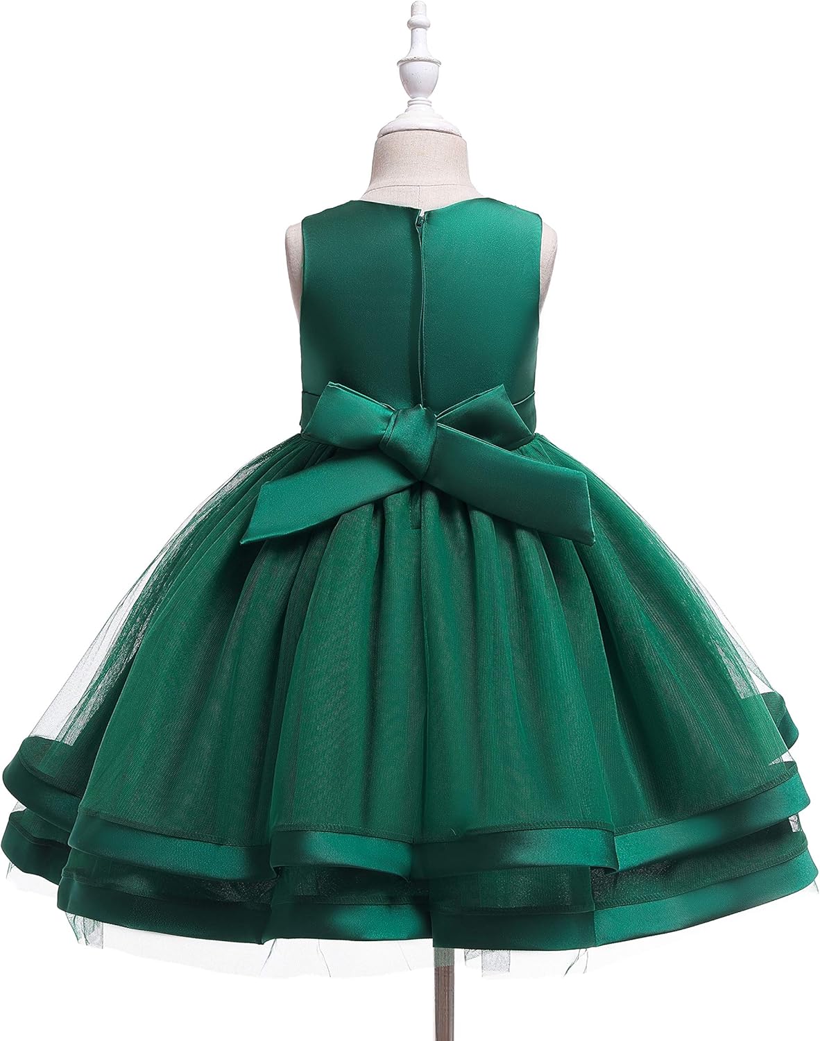 Glamulice Flower Girls Ruffles Dress Vintage Wedding Bridesmaid Party Dresses Holiday Kids Formal Pageant Gown - Image 2