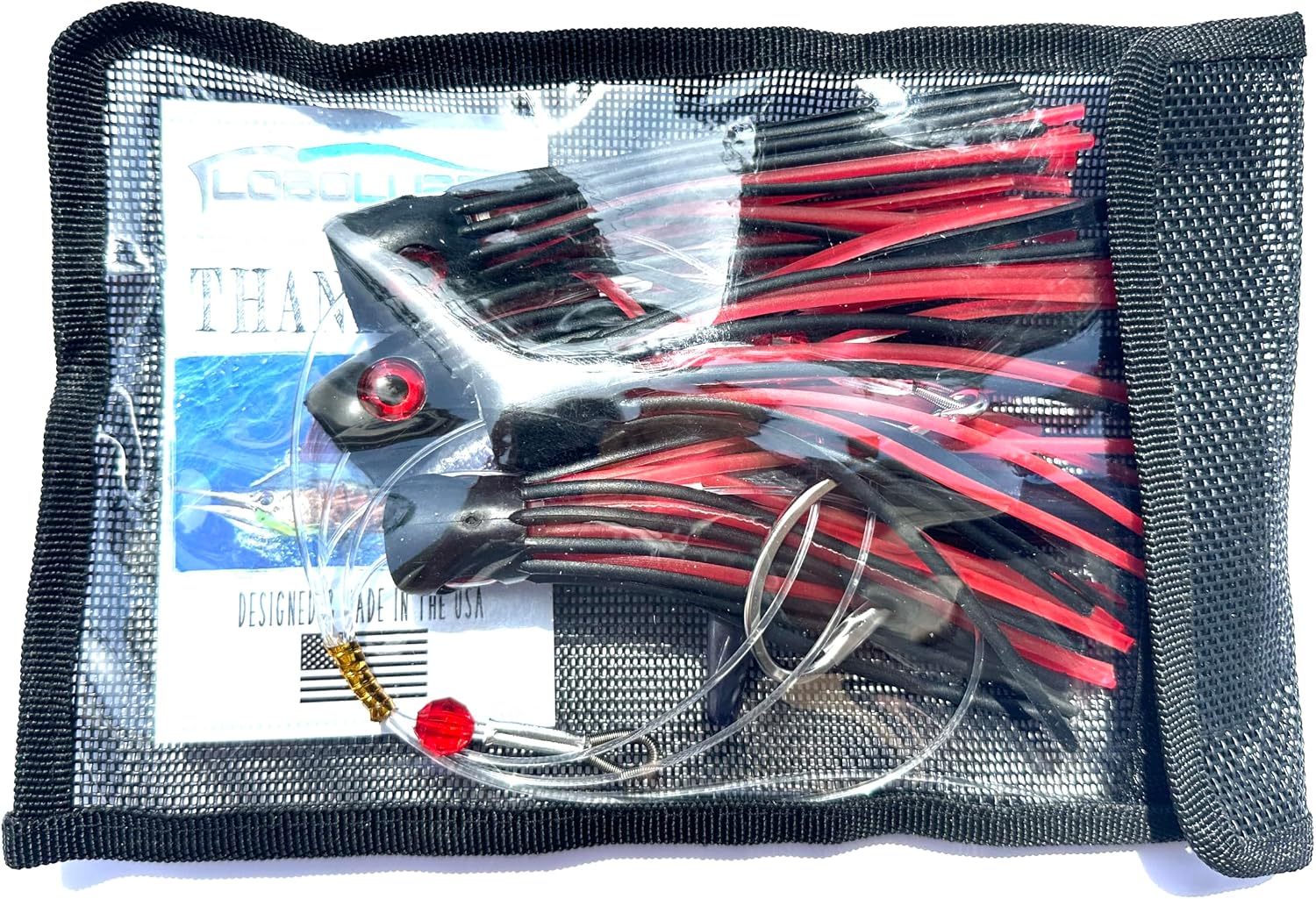 Lobo Lures #245 6" Tuna Tangler Soft Head Daisy Chain Mahi-Mahi, Sailfish, Tuna Trolling Lure