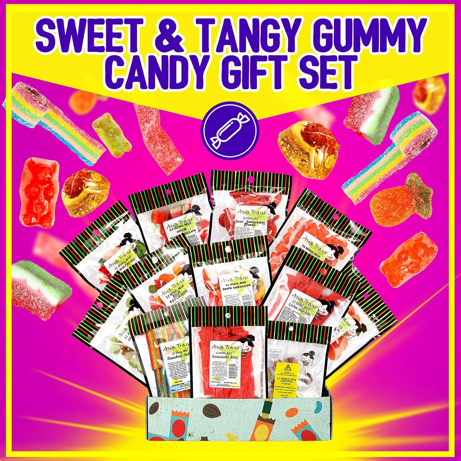 Li Hing Gummy Candy Gift Set