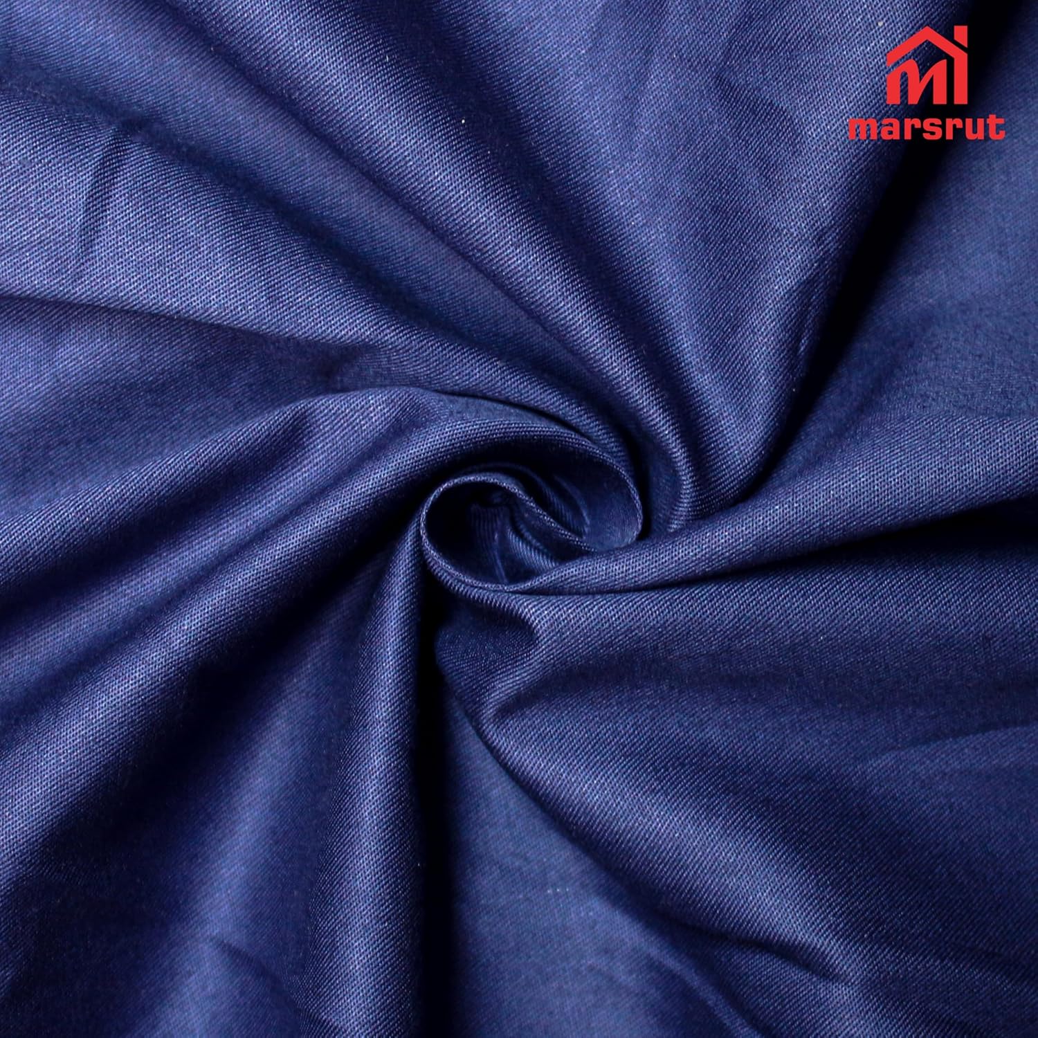 Round Bed Sheets, Fitted Mattress Sheet, Circle Circular Cover, 200cm/78.7" Dia, Fit for Deep Less Than 10.6", 100% Cotton Piece for Twin Pocket Home Hotel Crib, Solid Blue Color (Just Cover, No Bed)