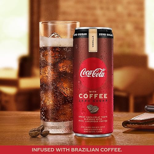 Miniatura 6 de Coke with Coffee Vainilla cero azúcar 12 onzas líquidas