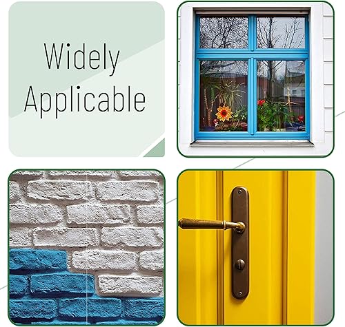 Miniatura 135 de Bates - Brocha de pintura para recortar, 0.75 pulgadas, mango ergonómico antideslizante, cerdas sintéticas, pinceles de corte para pintar, negro