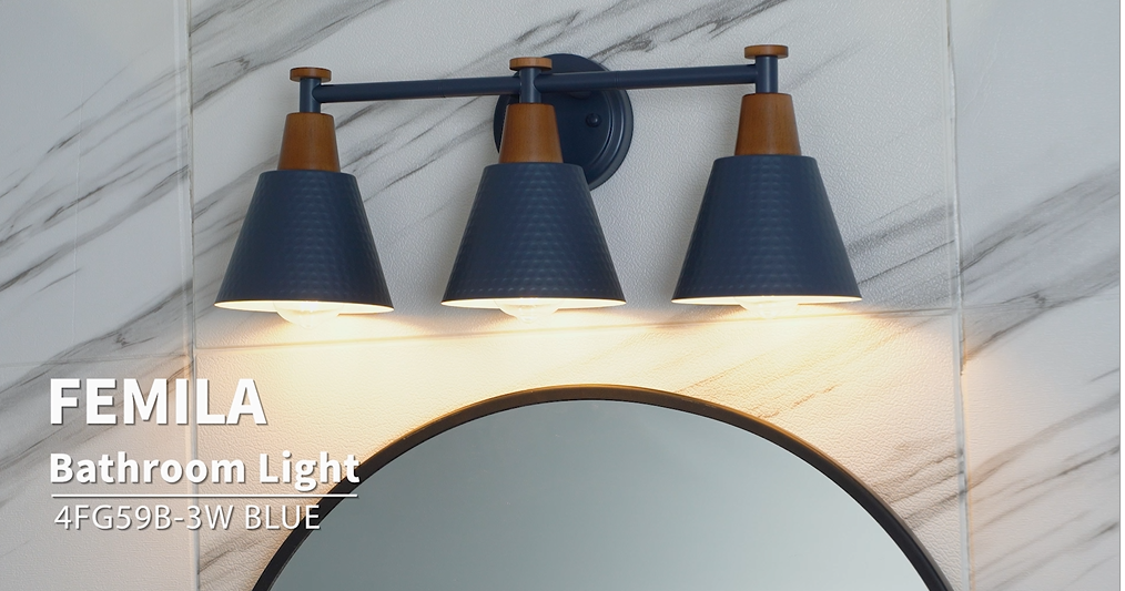 FEMILA Bathroom Vanity Light, 3-Light Modern Bathroom Light