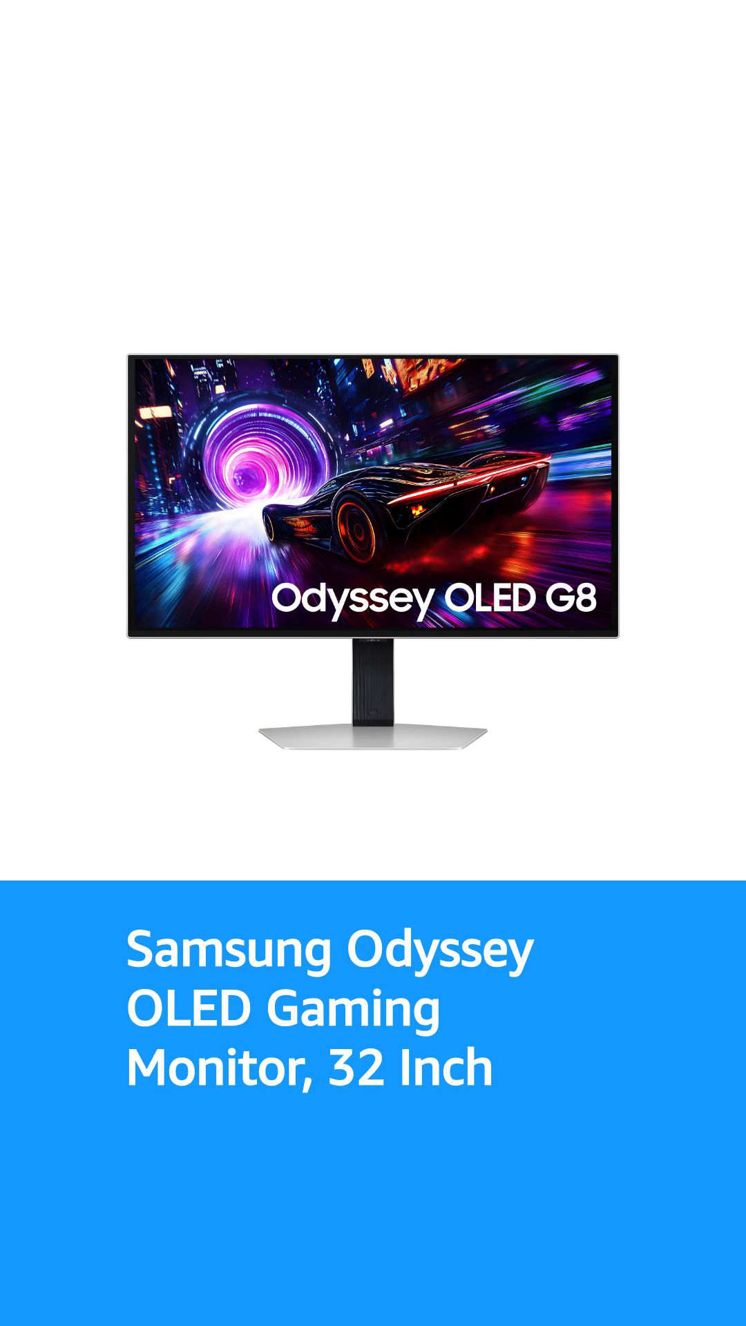 SAMSUNG 32 inch Odyssey G8 UHD OLED Gaming Monitor 240Hz 0.03ms