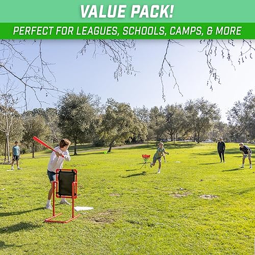 Miniatura 6 de GoSports Juego de base prémium de 4 piezas de béisbol y sóftbol, resistente para atletas