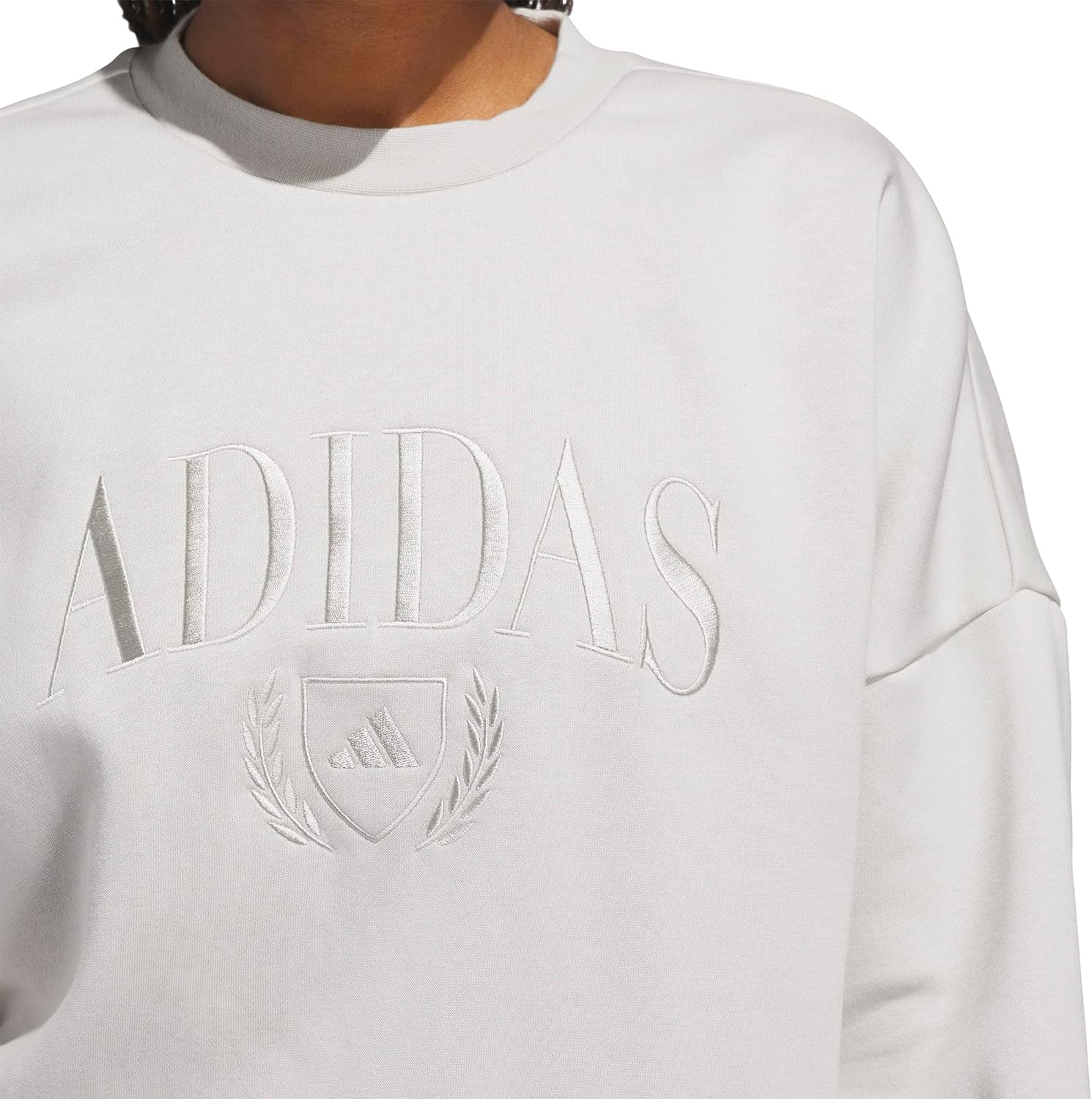 adidas womens Cozy Holiday Graphic Sweatshirt - Image 4