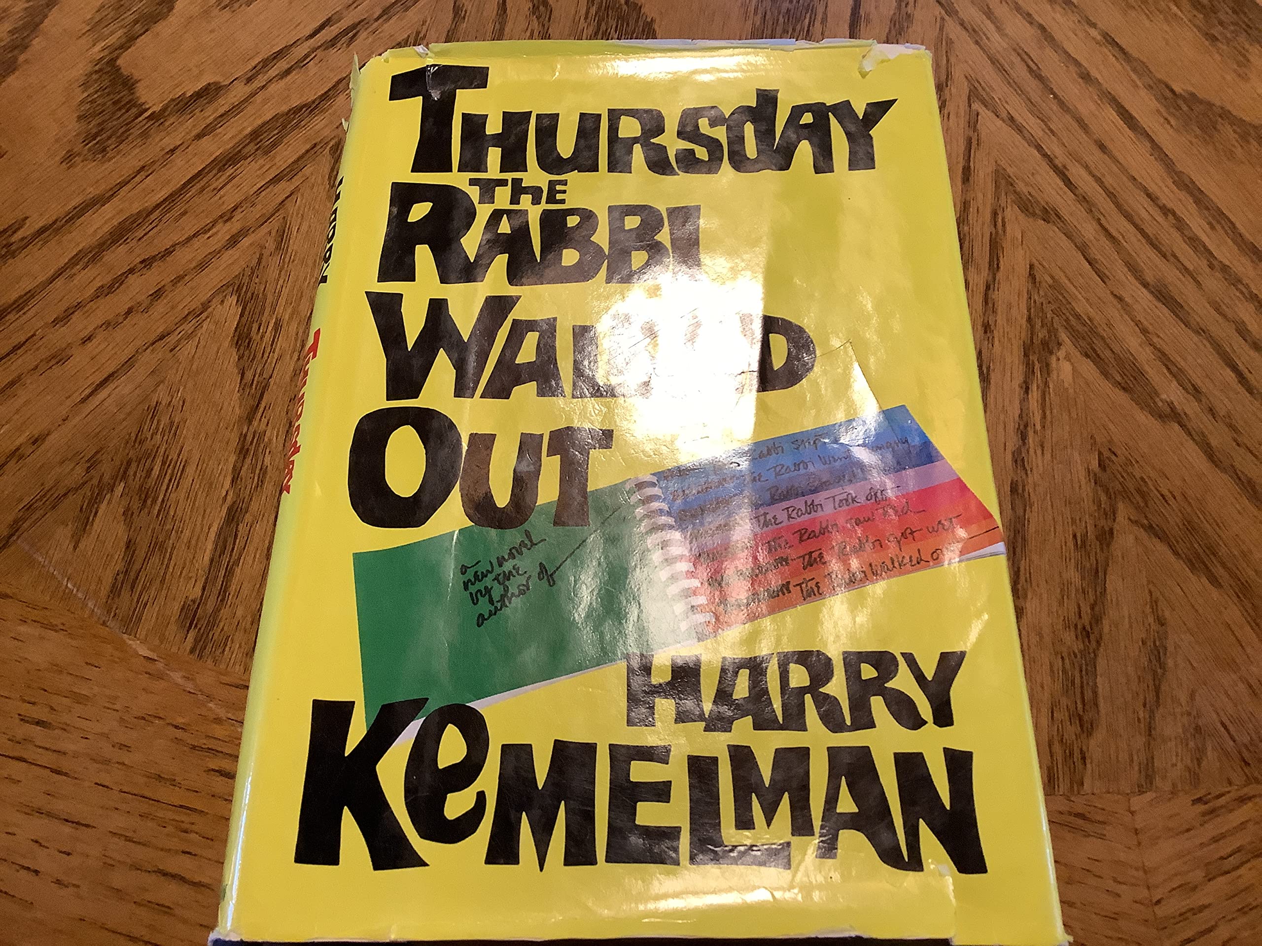 Cover of Thursday the Rabbi Walked Out