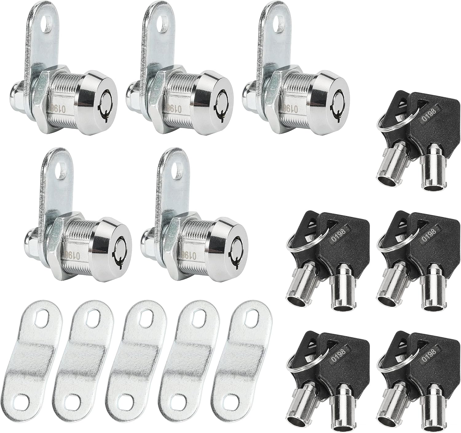 Aazon.co: Naissian Locks For RV Storage With Keys,1-1/8 Inch, Travel Trailer Caper Door Lock