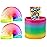 JA-RU Big Magic Rainbow Color Spring Pack (2 Units) Original Plastic Spring Fidget Toy | Kids CoilToy for Girls & Boys | Colorful Neon Color Sensory Vintage Toys 1702-2A