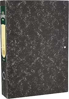 Rexel - Caja de archivo estilo libro, 1 unidad, color negro y verde