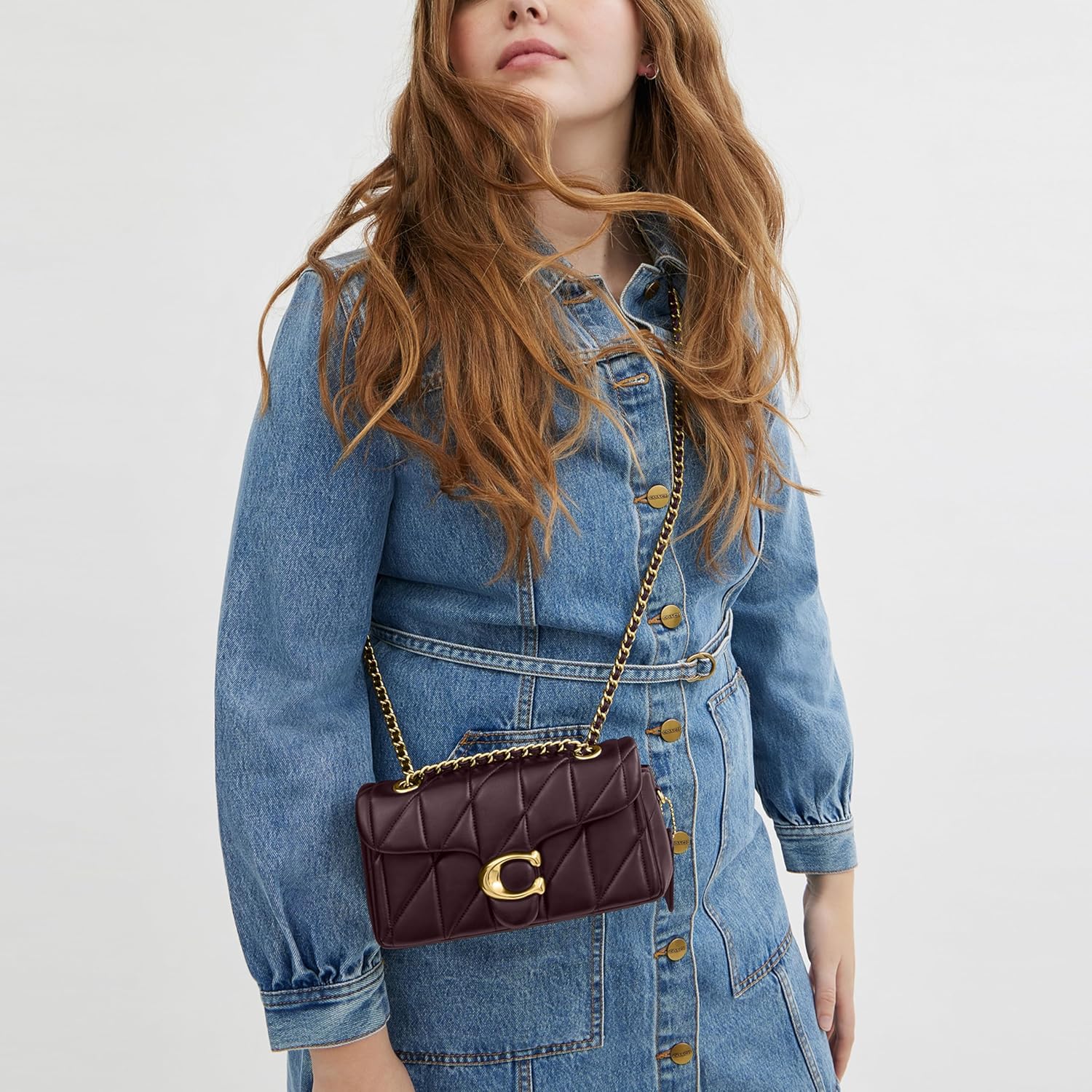 COACH Women's Quilted Leather Tabby 20 Shoulder Bag - Image 2