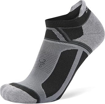Balega Hidden Contour Impact Resistant/Cushioning Performance No Show Athletic Running Socks for Men & Women 1 Pair