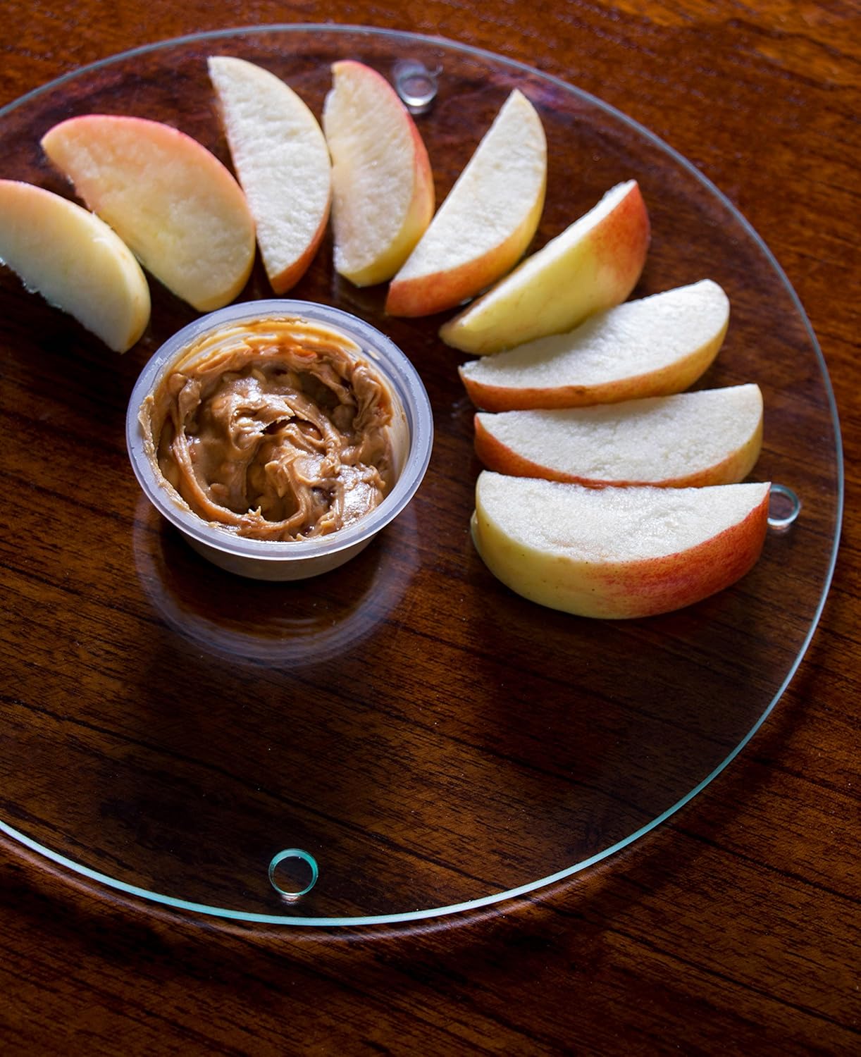4 Circle Non-Slip Glass Cutting Board Set by Clever Chef - Shatter-Resistant, Durable, Stain-Resistant, and Dishwasher Safe - 9.75 Inches Diameter