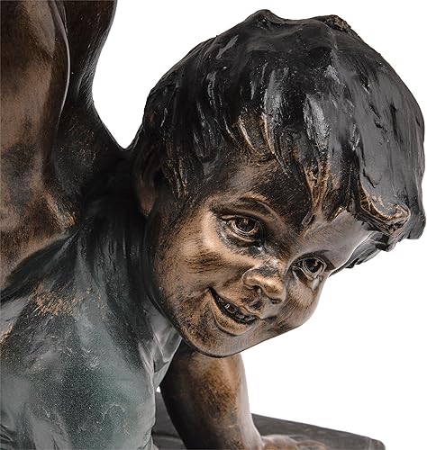 Miniatura 12 de Alpine Corporation GXT472 - Fuente de agua potable para niños y niñas de 27 pulgadas, cascada de jardín juguetona con luces LED, función de agua