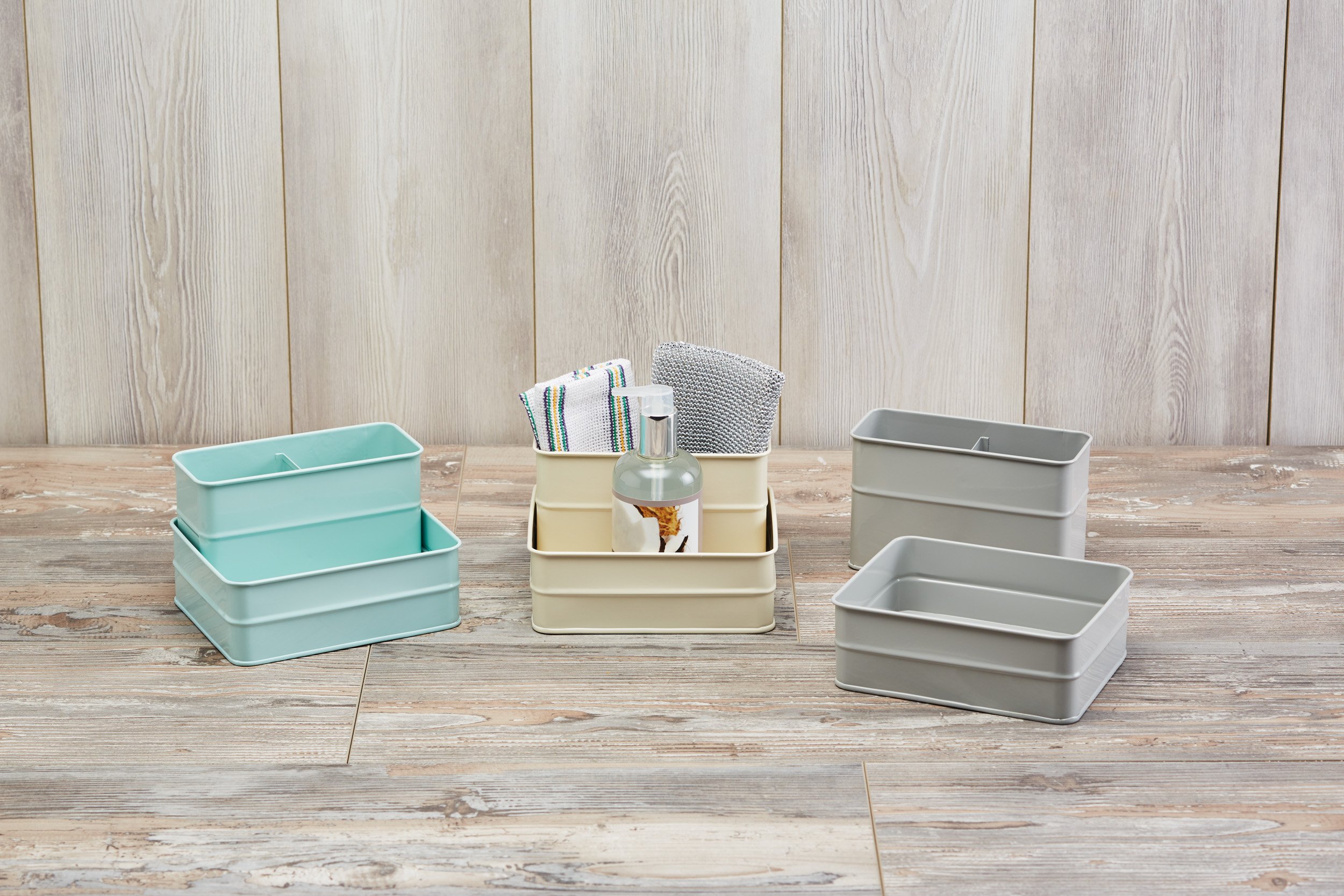KitchenCraft Living Nostalgia Metall-Spülenablage, 17 x 14 x 11 cm