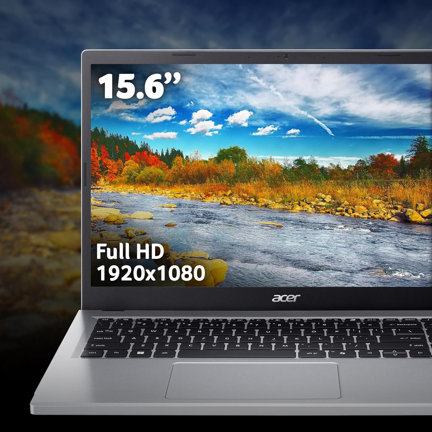 Acer Aspire Go 15 AG15-32P Laptop - Intel Core 3 N355, 8GB, 256GB SSD, Integrated Graphics, 15.6" Full HD, Windows 11, Silver - Image 4