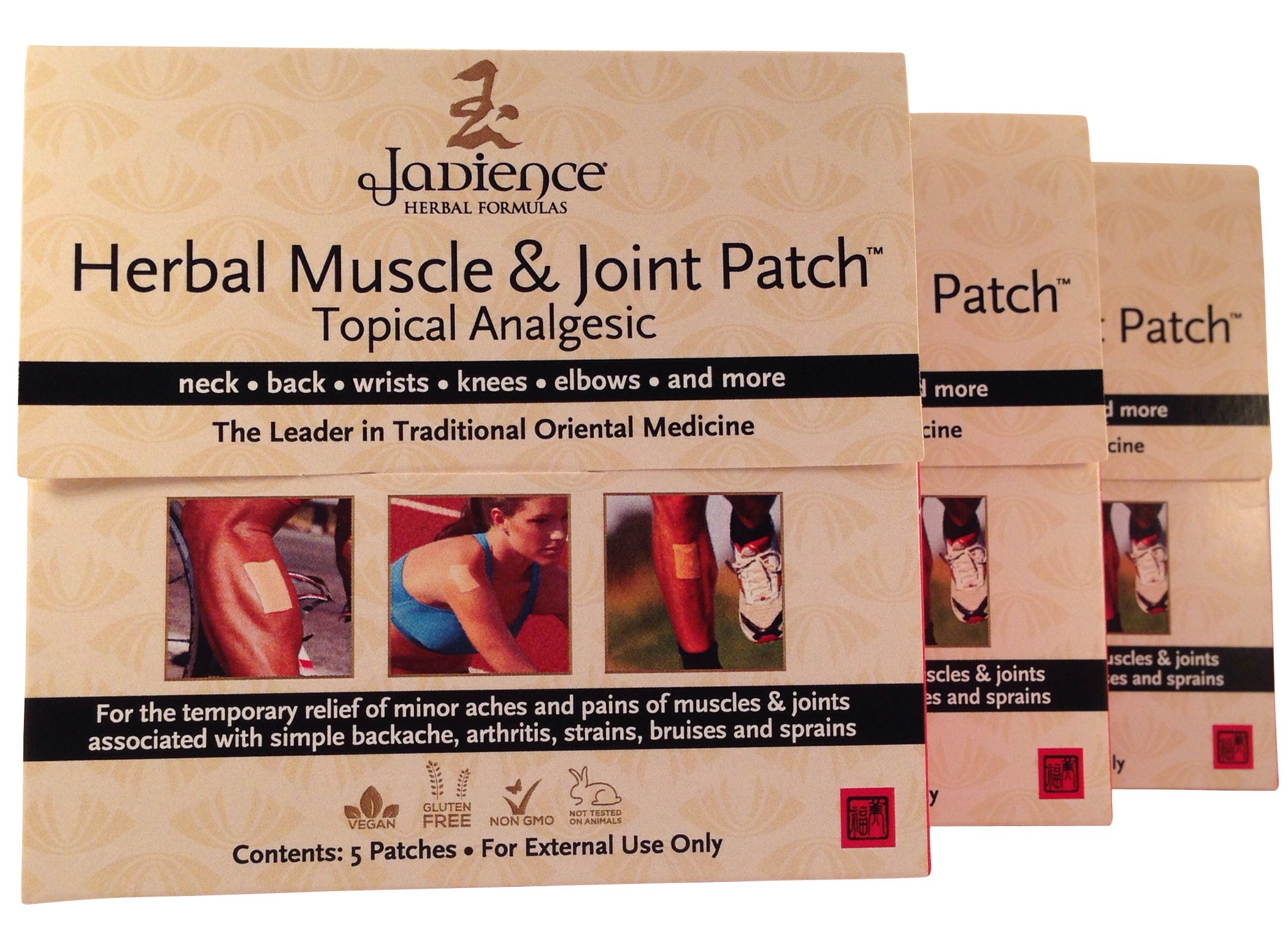 Buy JADIENCE 3 Pack Muscle & Joint Pain Patch 5 per Box Dit Da Jow