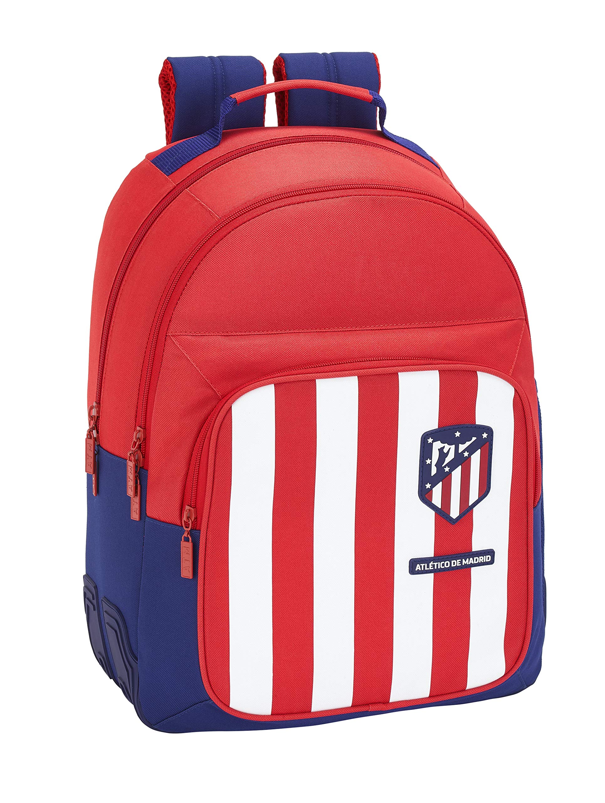Safta Atlético de Madrid Mochila Doble con cantoneras Adaptable a Carro