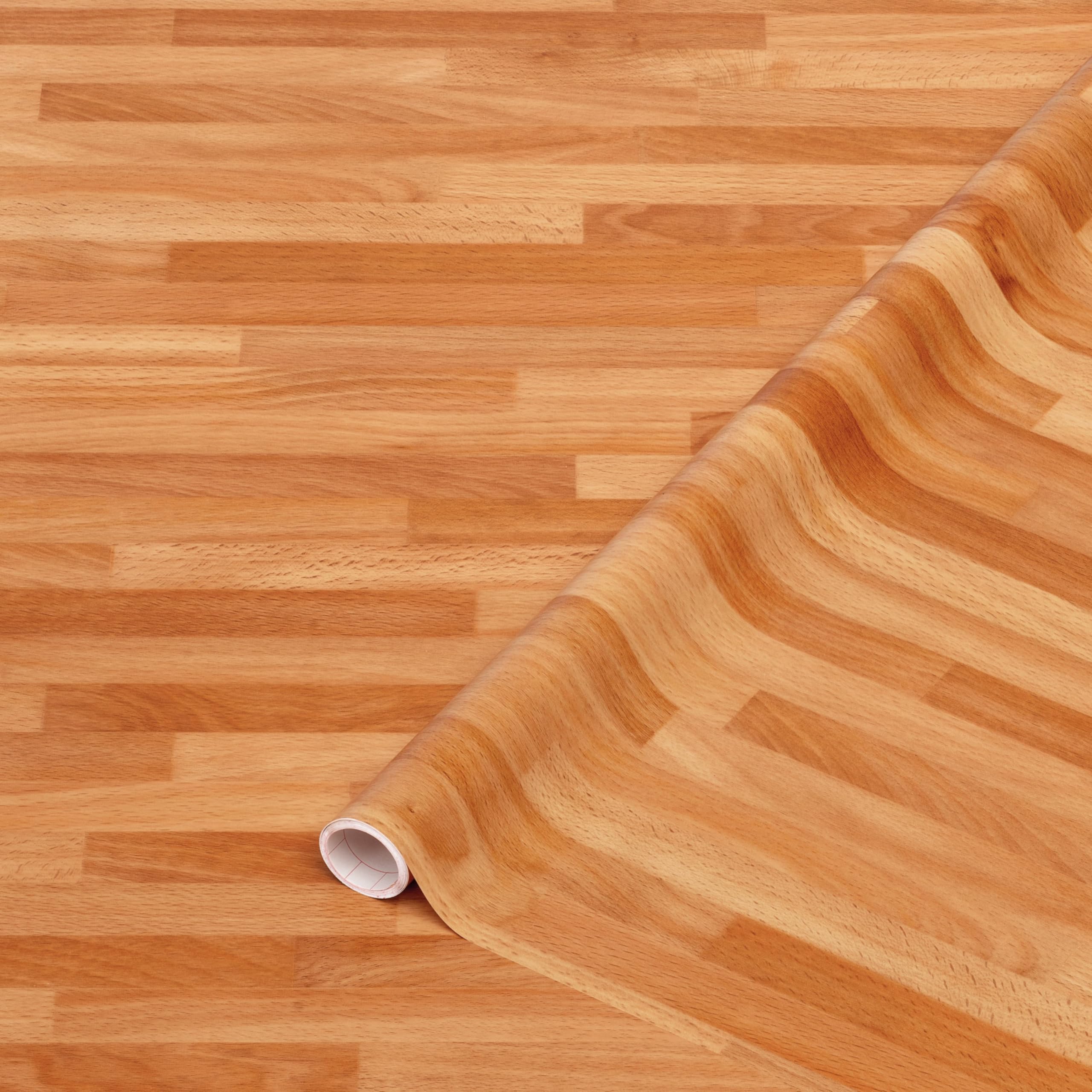 d-c-fix vinyl wrap Butcher block wood effect 67,5 cm x 2 m - sticky back plastic roll for furniture, kitchen & cupboards - contact paper sticker self adhesive film
