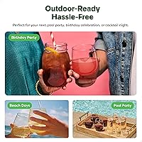 Vista 7 de TOSSWARE POP - Juego de 252 copas de vino de 14 onzas, de plástico transparente, reciclables, irrompibles y de alta calidad