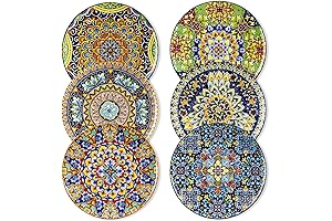 VANCASSO Set of 6 Bohemian Plates 10.5 Inch!