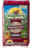 Wagner's 62006 Midwest Regional Blend Wild Bird Food 20-lb Bag - Attracts Cardinals, Chickadees, Finches & Blue Jays