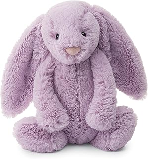 Best Jellycat Bashful Lilac Bunny Stuffed Animal, Medium, 12 inches Review 