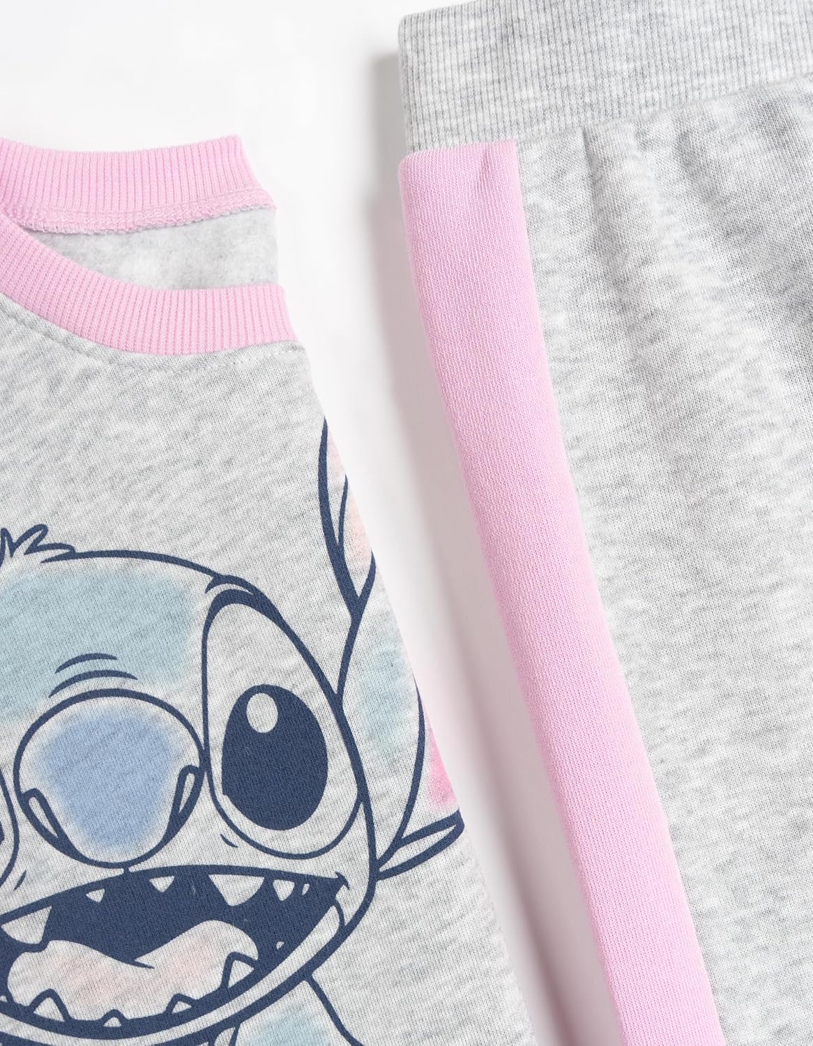 Disney Junior Girls Fleece Pullover Sweatshirt and Jogger Pants Outfit Set Toddler to Big Kid Sizes (2T - 14-16) - Image 5