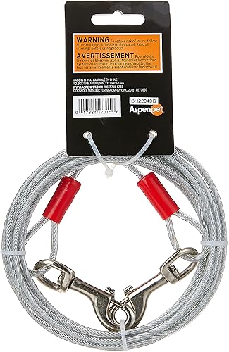 Miniatura 3 de Petmate Cable para perro grande Tieout  Plateado