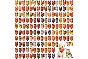 150 PCS Fall Thanksgiving Plaid Bandana