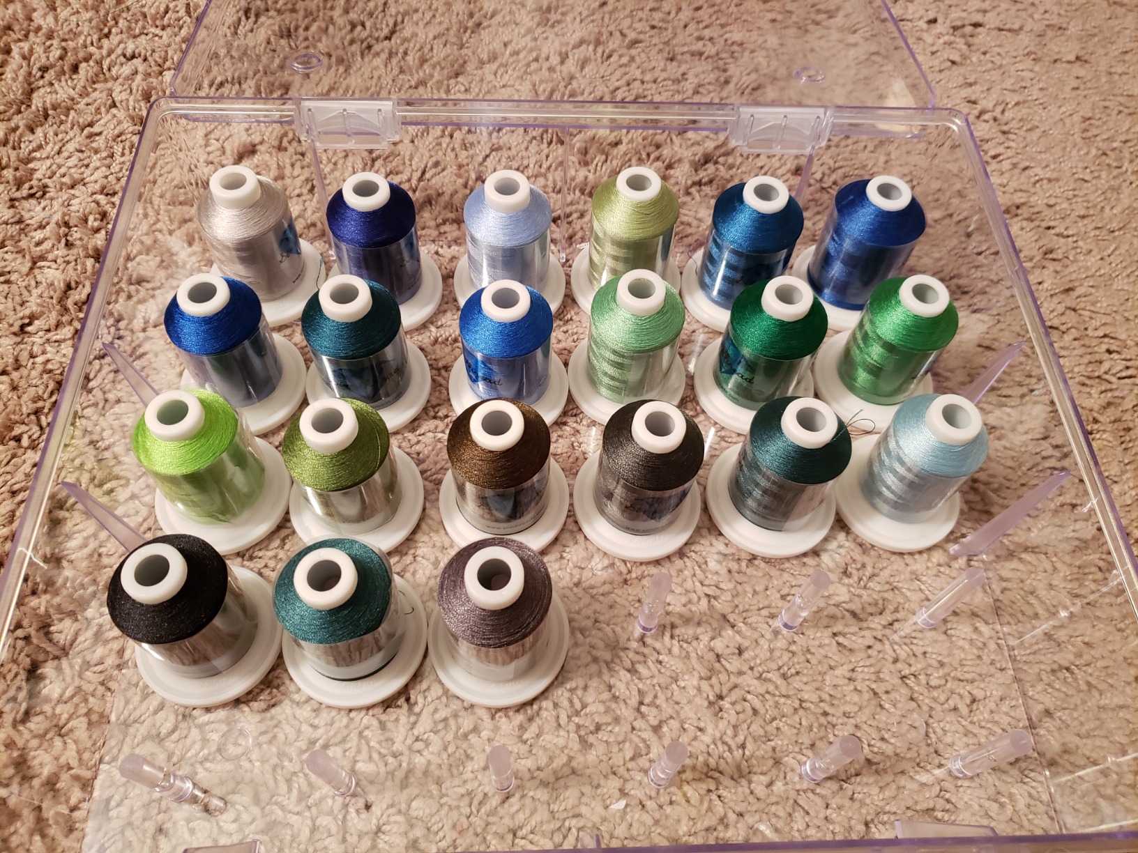 Simthread Wrapper $5/mo - Finance Simthread Embroidery Machine Thread Kit 800Y 21 Spools ...