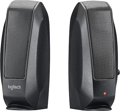 Altavoces estéreo Logitech S120 2.0, negro