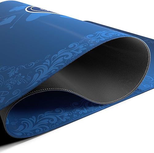 Miniatura 10 de Bullets Playing Cards Tapete de mesa de póquer, duradero, resistente al agua y antideslizante, tapete con bordes cosidos para noche de casino y