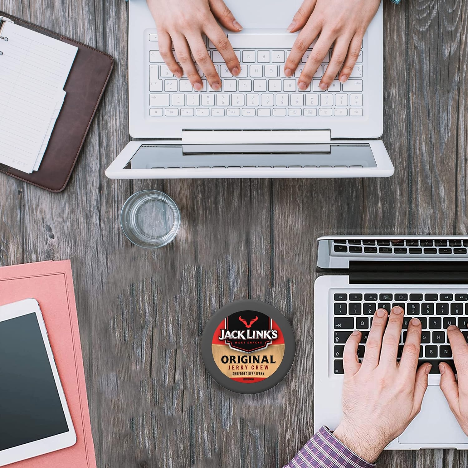 Jack Link's Beef Jerky Chew, Original Flavor Meat Snack, Shredded Made with 100% Beef Jerky, Protein Snack, 0.32 Oz Per Snack Tin, 23.04 Oz Total (Pack of 72)