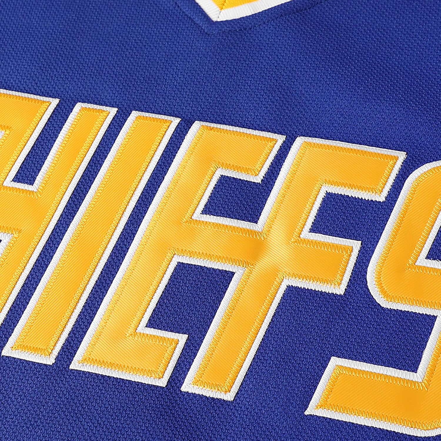 Hanson Brothers Hockey Jersey 16 Charlestown Chiefs 17 Jeff Slap Shot 18 Movie Hockey Jersey Blue White S-3XL - Image 2