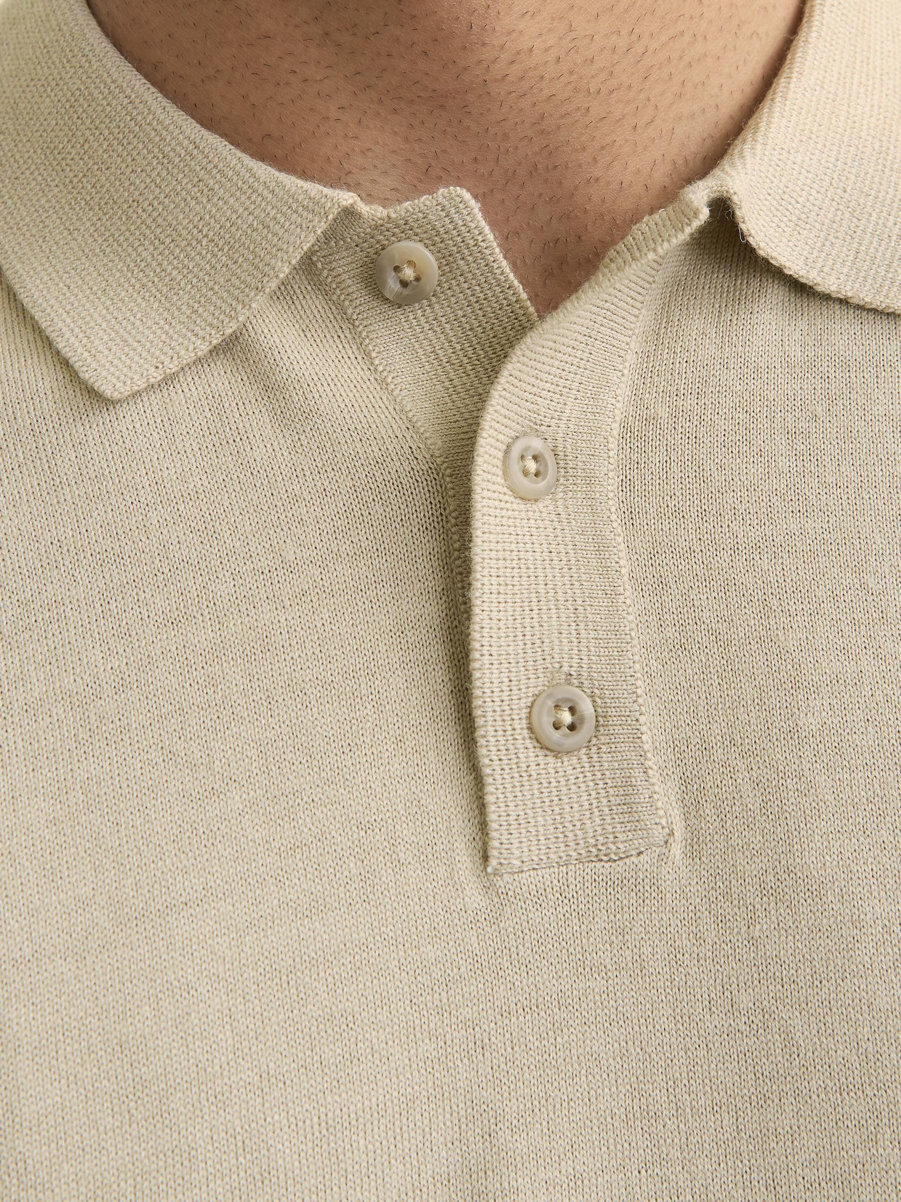 R.d.d. royal denim division Koszulka męska Rddcolin Knit Polo S/S Sn, WHITE PEPPER, M