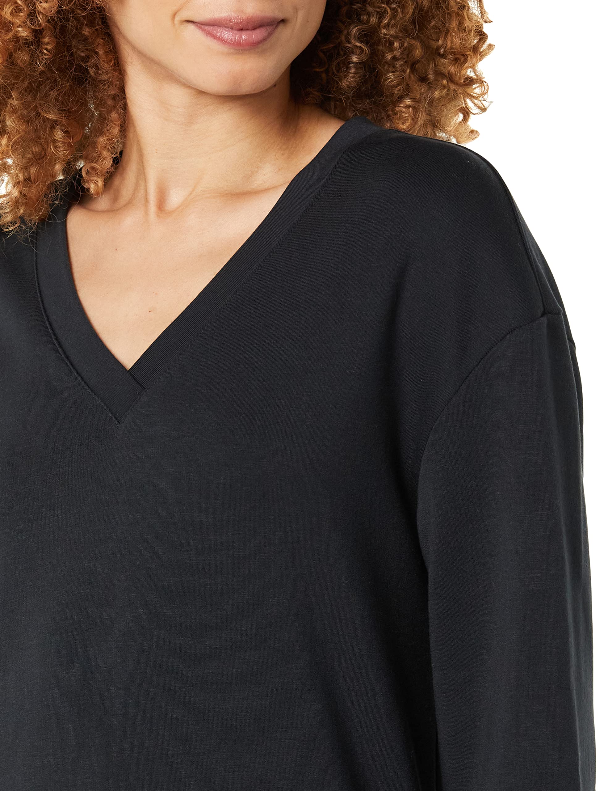 Amazon Aware Felpa in pile dalla vestibilità comoda con scollo a V (disponibile in taglie forti) Donna