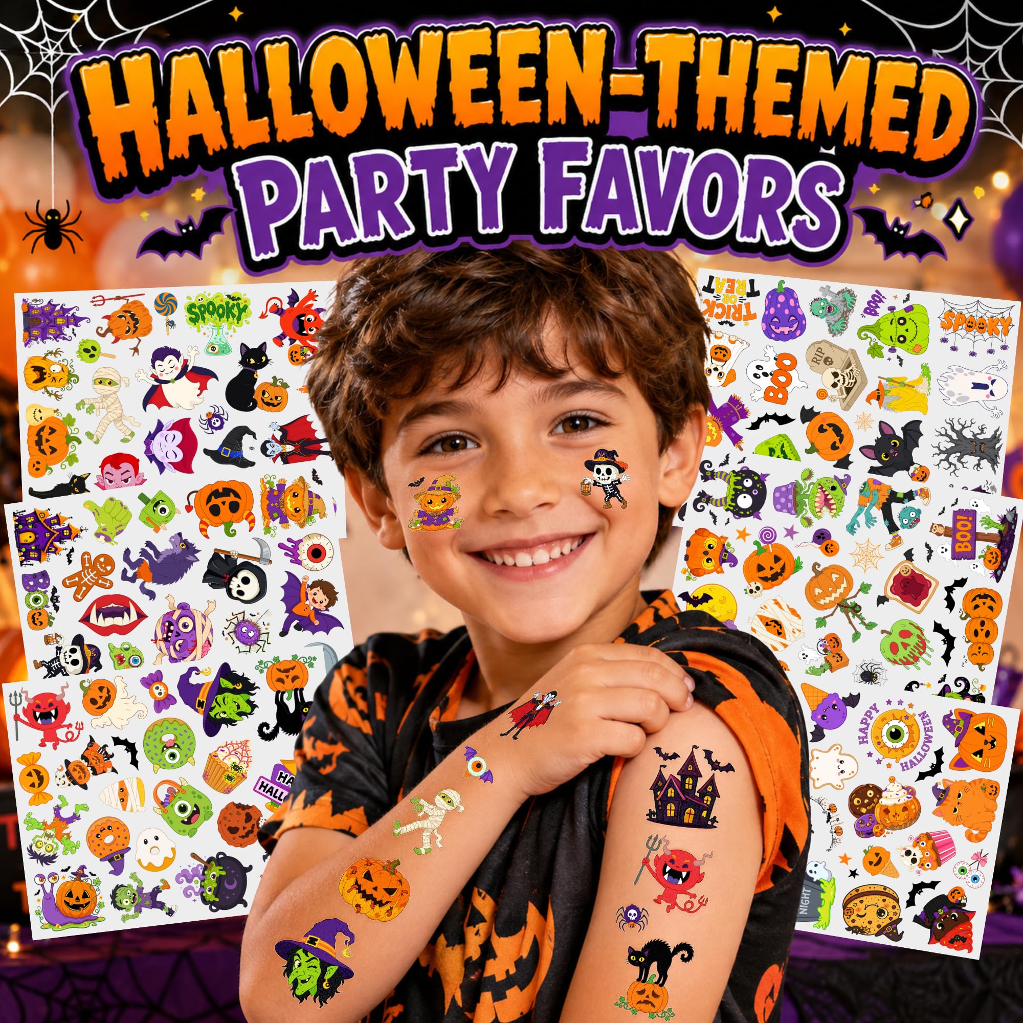 Halloween Temporary Tattoos - 120+ Designs -2