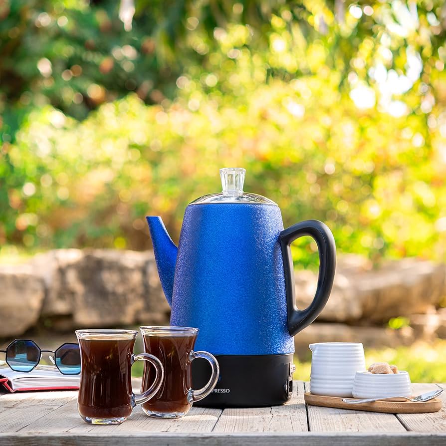 Amazon.com: Mixpresso 10 Cup Percolator Coffee Pot Electric Amazon.com: Mixpresso 10 Cup Percolator Coffee Pot Electric