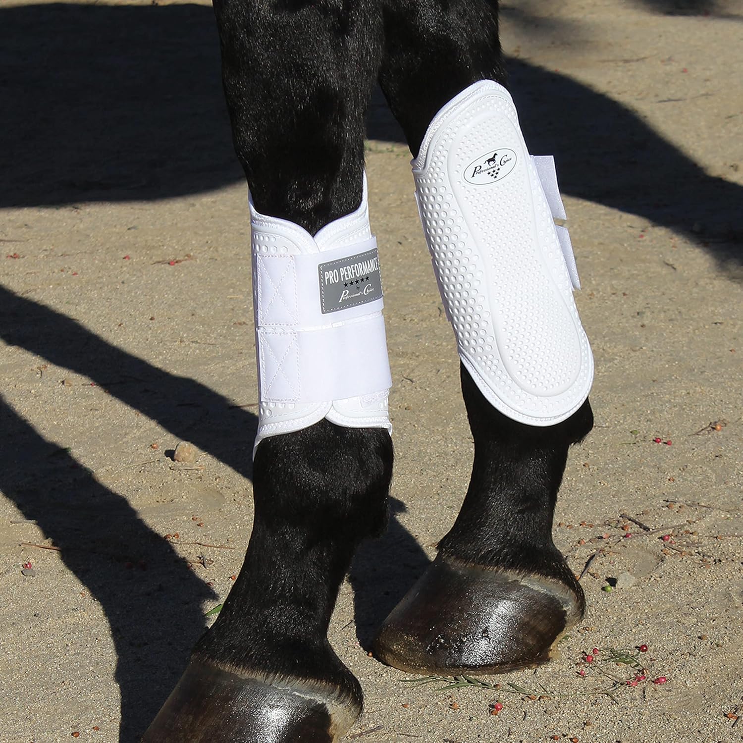 Professional's Choice Pro Performance Hybrid Splint Boot | Durable Pro Mesh Outer Layer | Integrated Strike Area | Exercise or Turnout | Waterproof | Front or Hind Legs | Medium and Large
