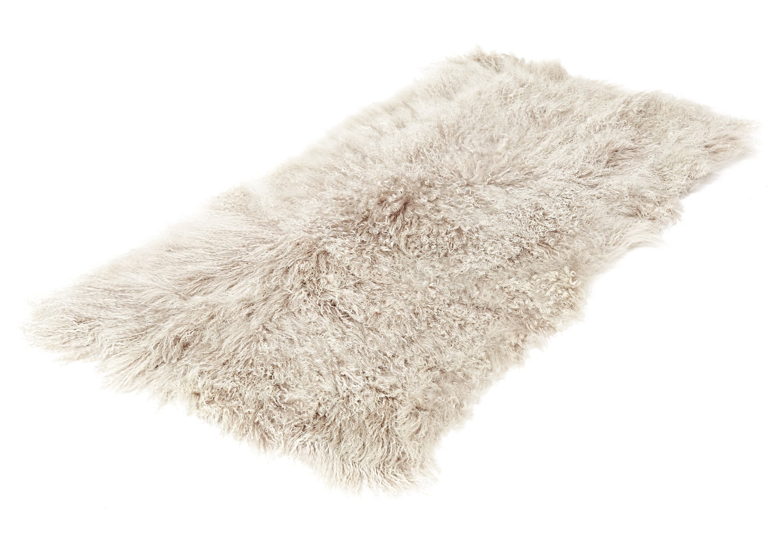 Reissner Lammfelle Tibet Lammfell Auflage TP1 60x120cm Farbe Taupe (Tops) JYC02 TP1
