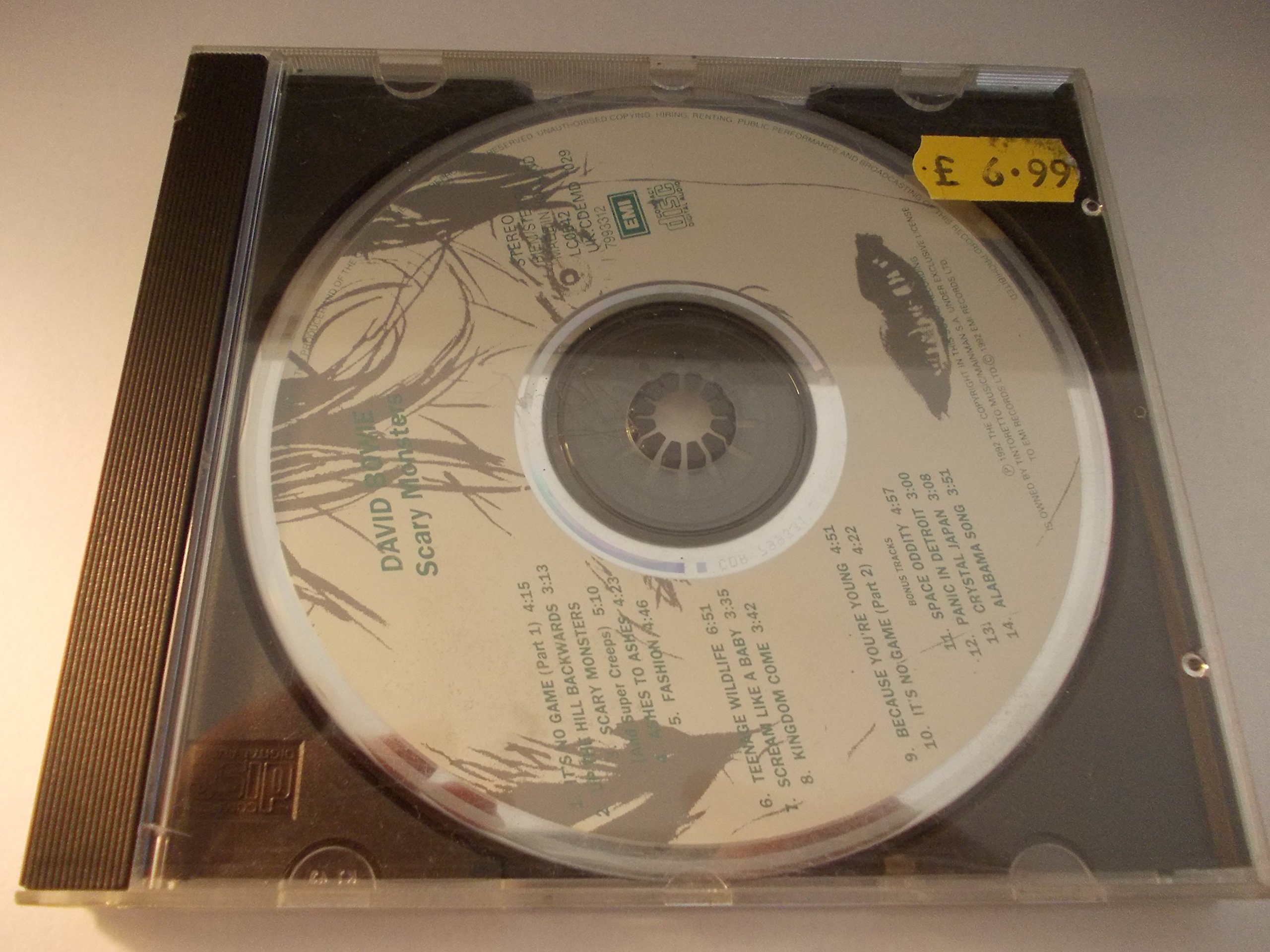 英LP David Bowie Scary Monsters UK 初期プレス David Bowie - Scary