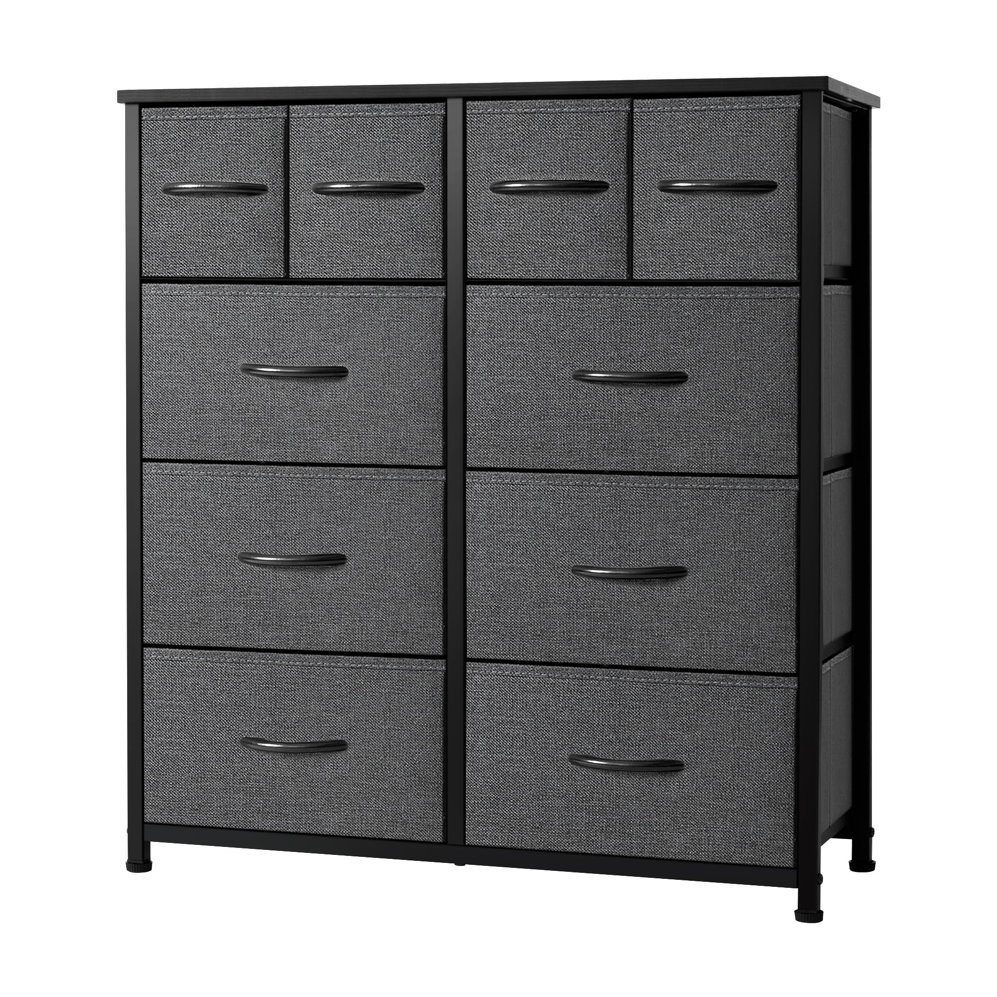 Photo 1 of **PARTS ONLY INCOMPLETE ITEM**
AZL1 Life Concept 10, Wide Fabric Storage and Organization, Bedroom Dresser Grey